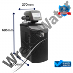 ECO19M1 High Flow - Metered Water Softener, Low Waste Water with 1in (28mm)  valve